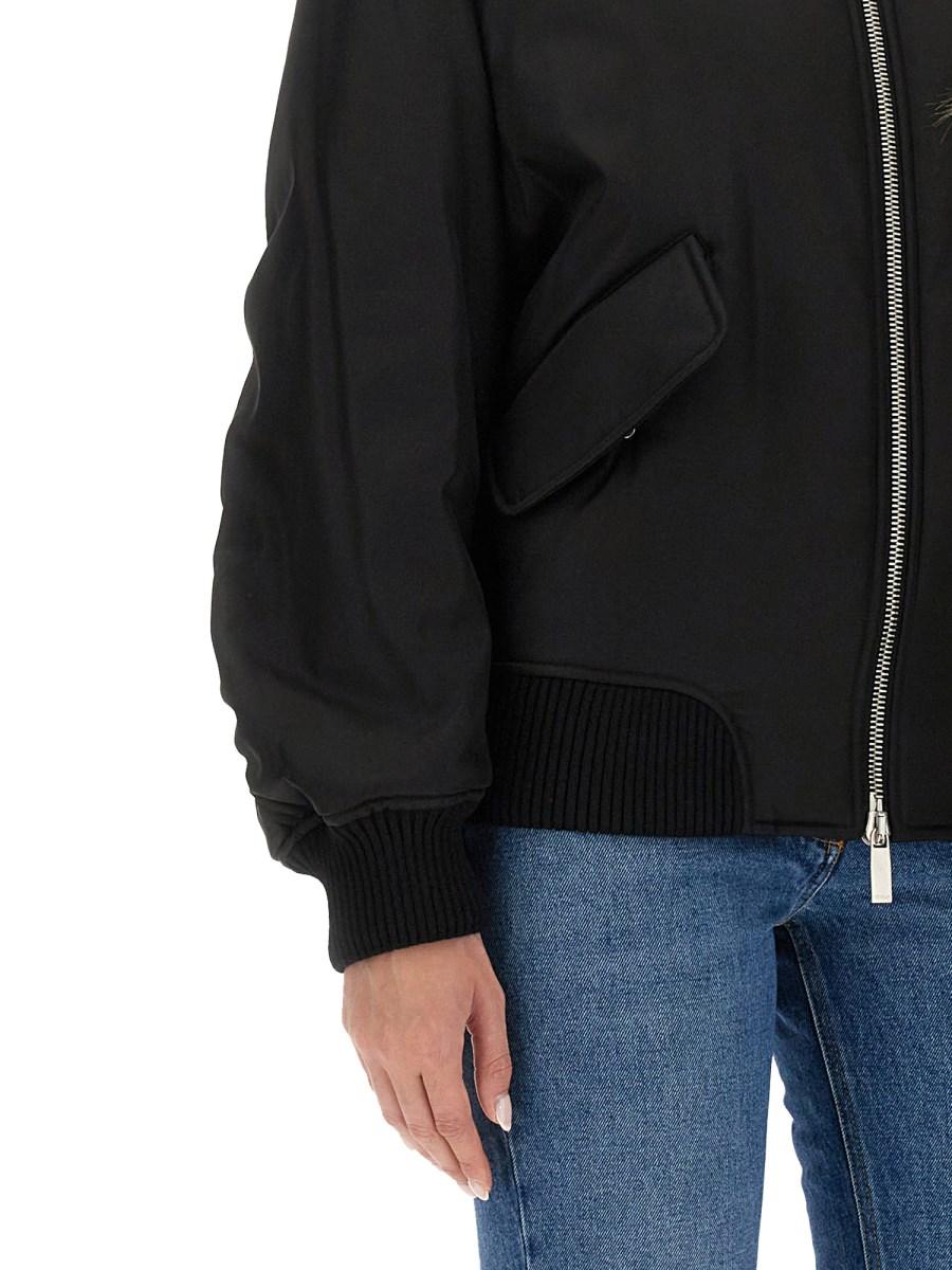 OFF-WHITE BOMBER IN NYLON