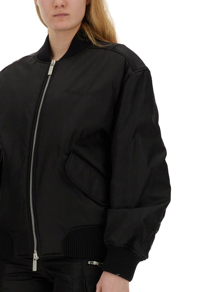 OFF-WHITE BOMBER IN NYLON