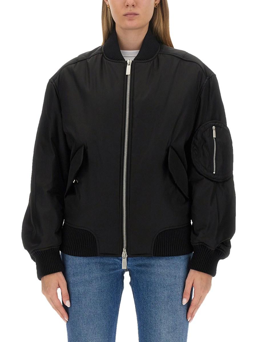 OFF-WHITE BOMBER IN NYLON