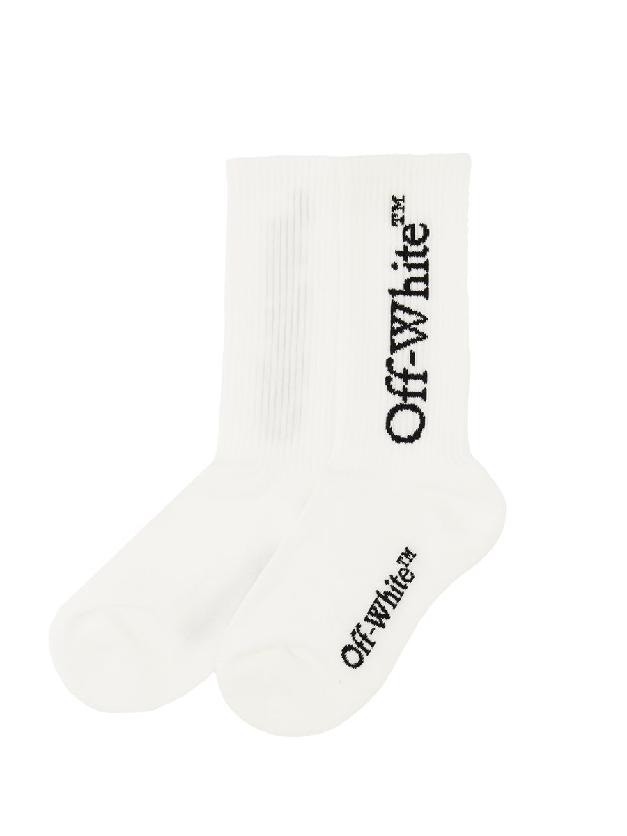OFF-WHITE CALZINO CON LOGO