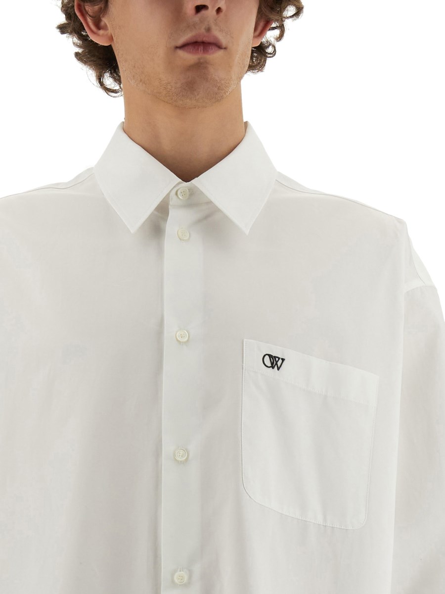 OFF-WHITE CAMICIA CON LOGO