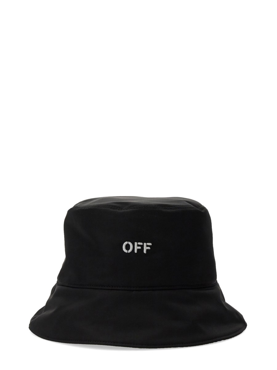 OFF-WHITE CAPPELLO BUCKET CON LOGO
