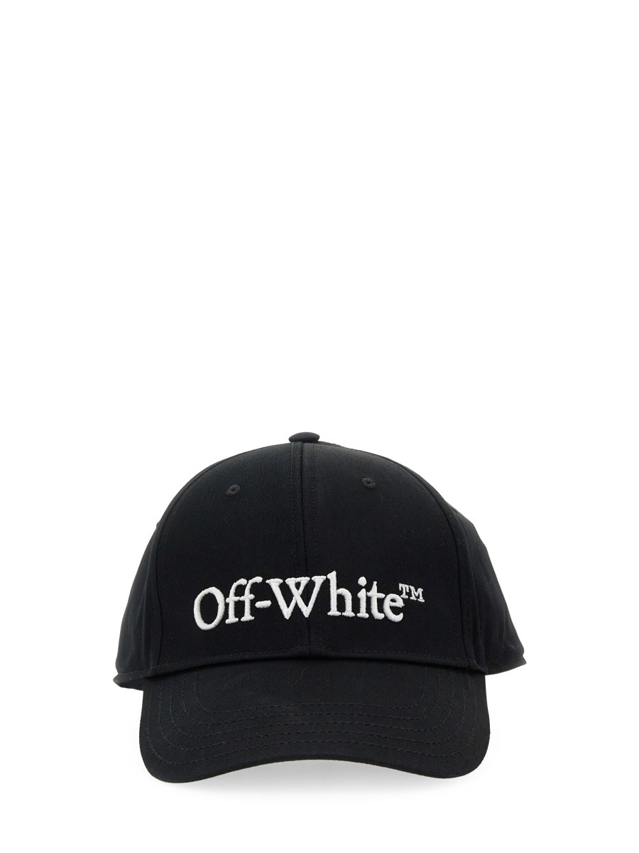 OFF-WHITE CAPPELLO IN TELA DI COTONE CON LOGO