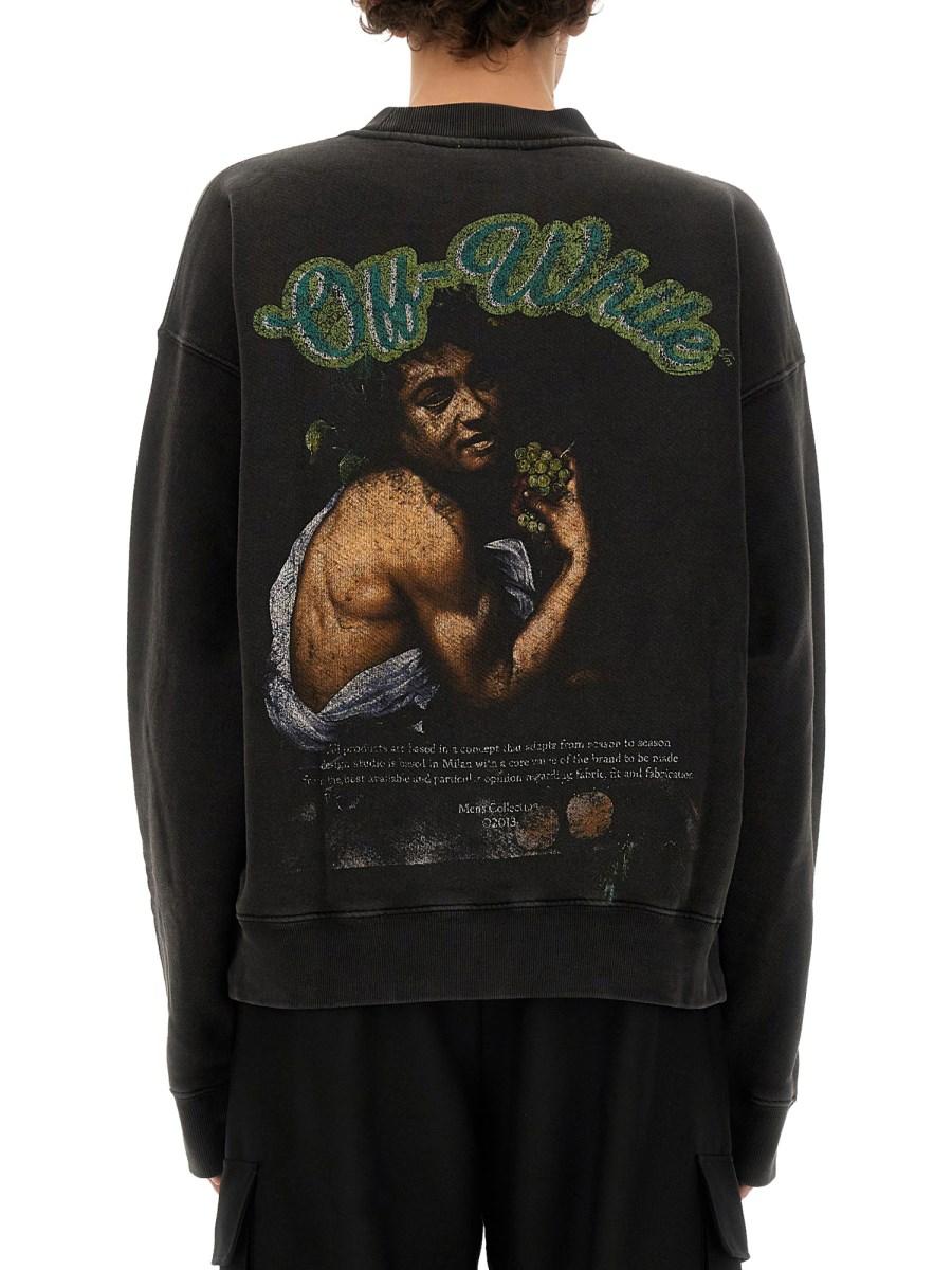 OFF-WHITE FELPA CON LOGO