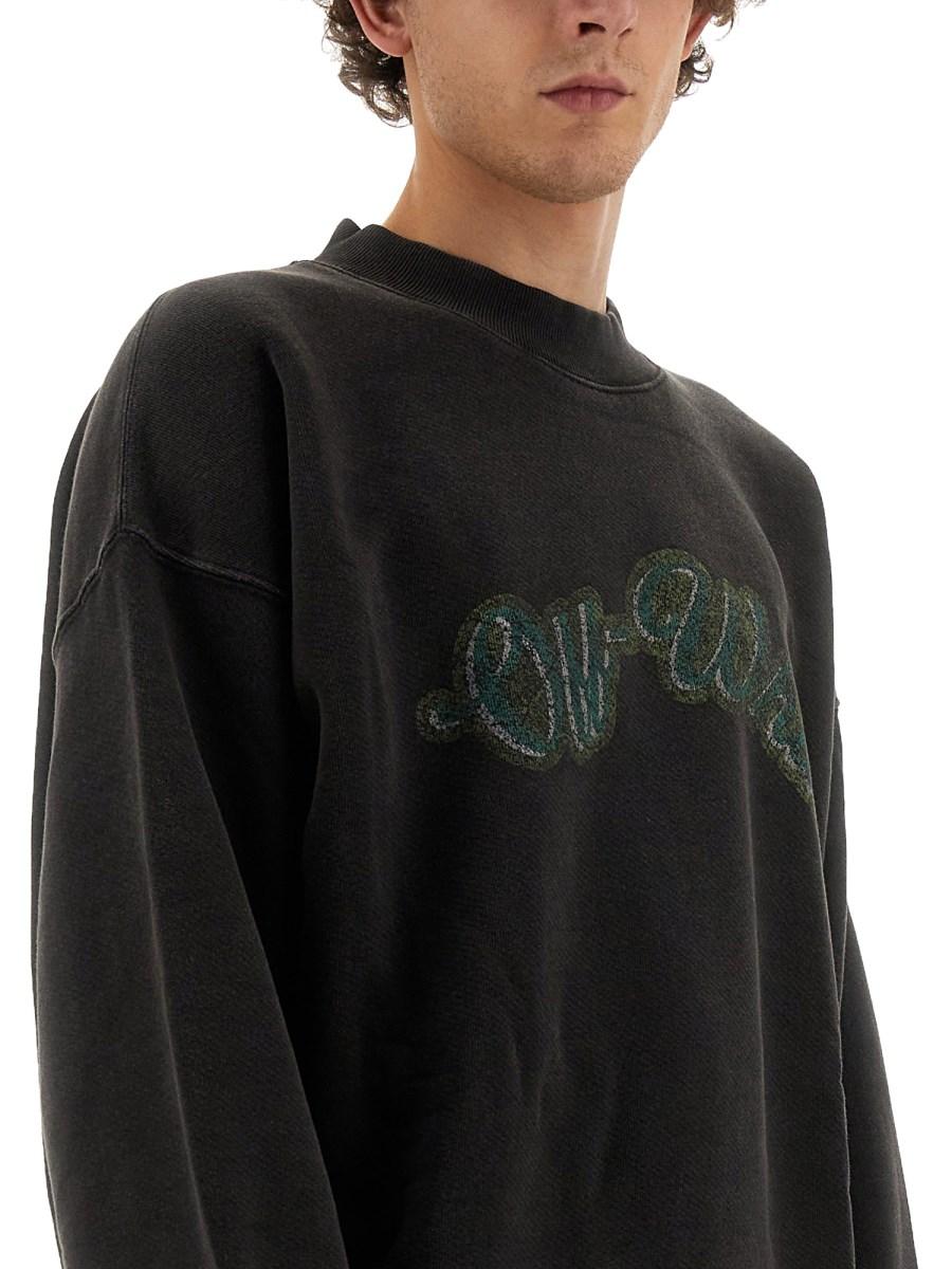 OFF-WHITE FELPA CON LOGO