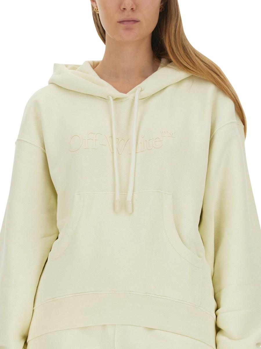 OFF-WHITE FELPA CON LOGO