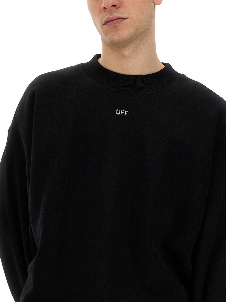 OFF-WHITE FELPA CON LOGO
