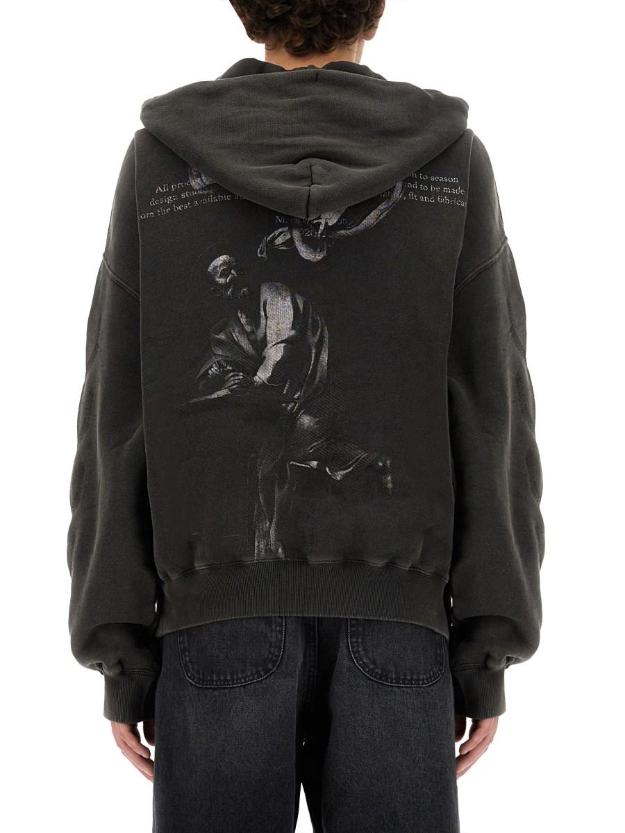 OFF-WHITE FELPA CON LOGO