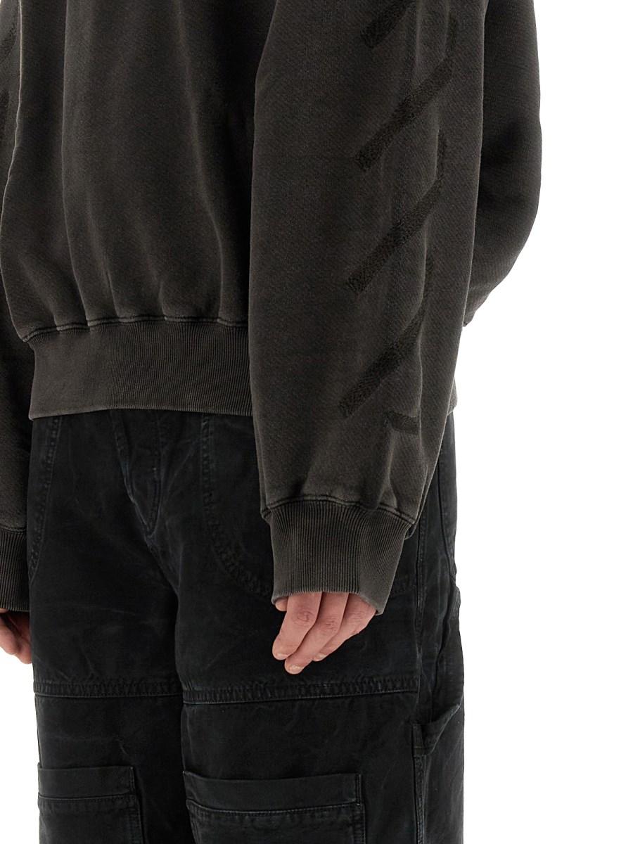 OFF-WHITE FELPA CON LOGO