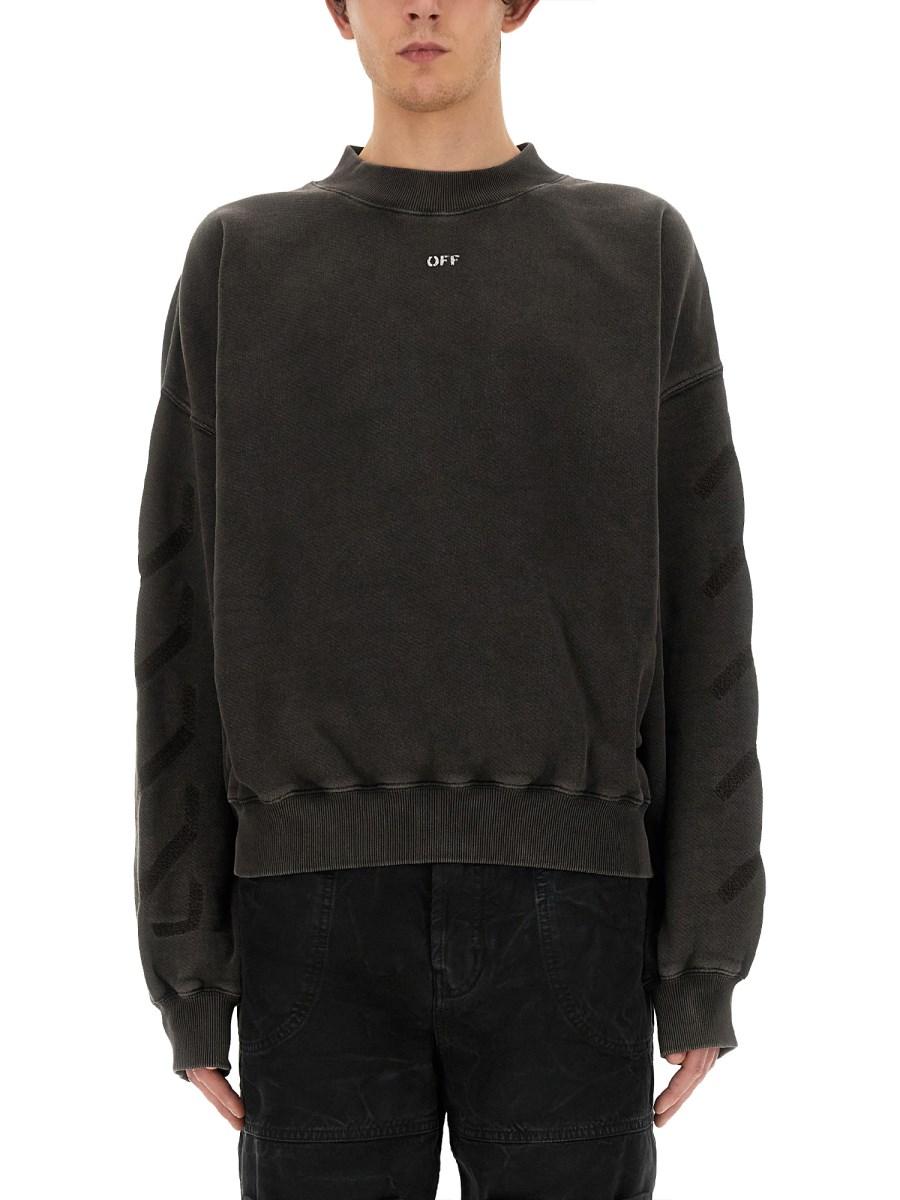 OFF-WHITE FELPA CON LOGO