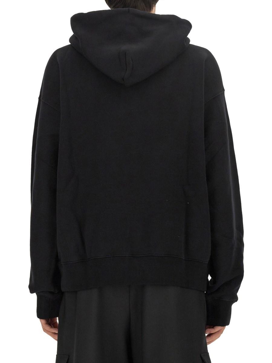 OFF-WHITE FELPA IN COTONE CON LOGO
