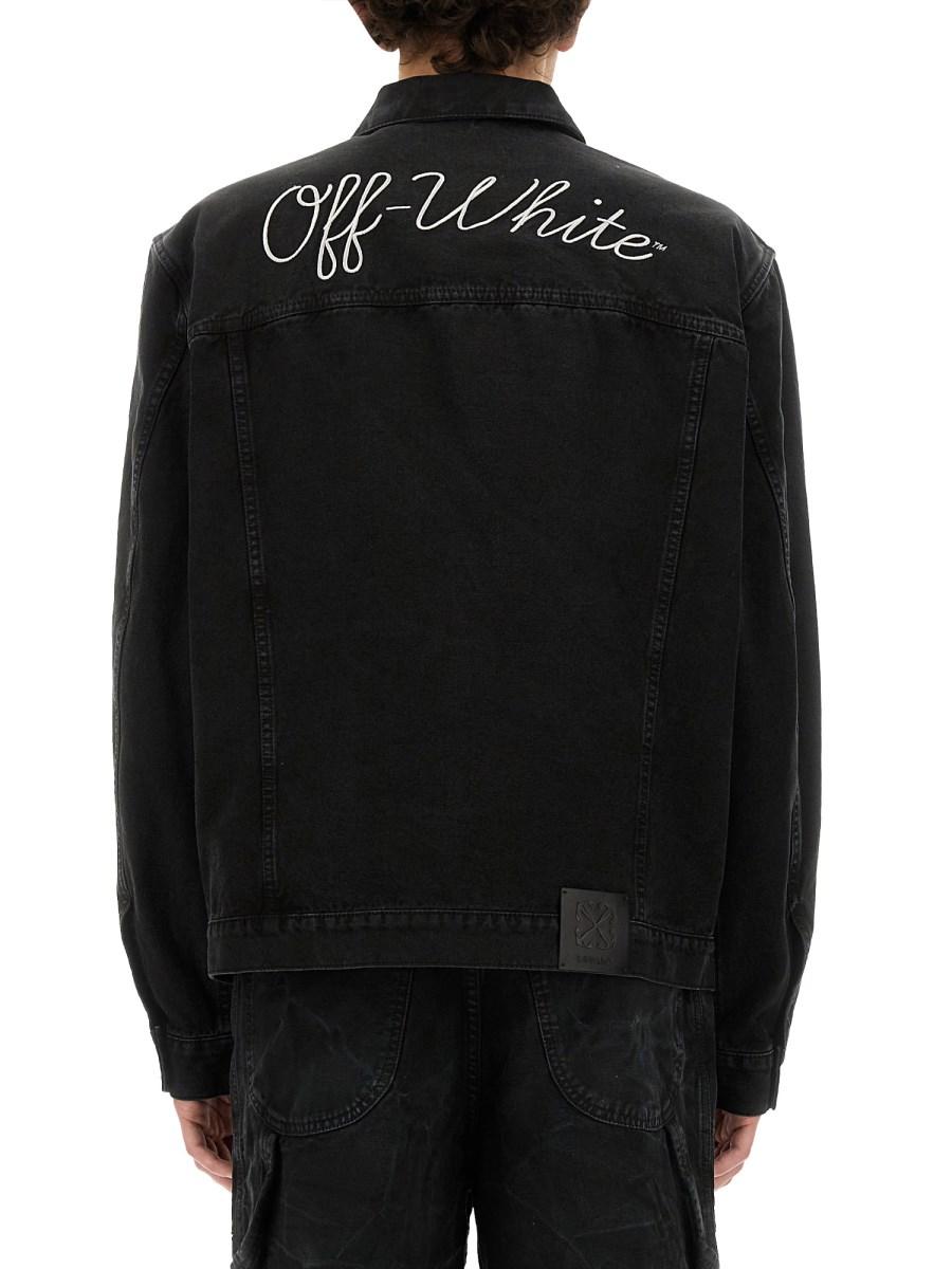 OFF-WHITE GIACCA CAMICIA IN DENIM