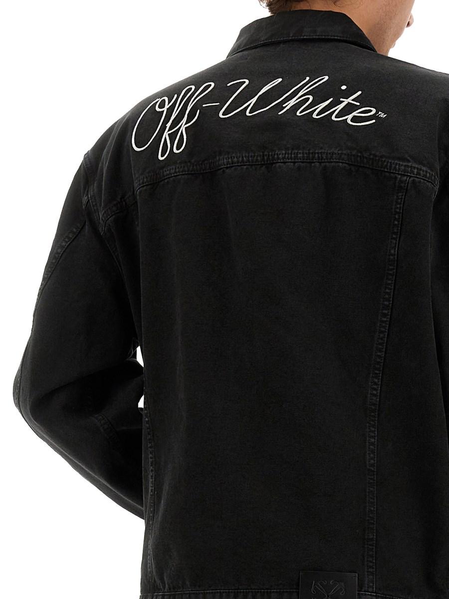 OFF-WHITE GIACCA CAMICIA IN DENIM