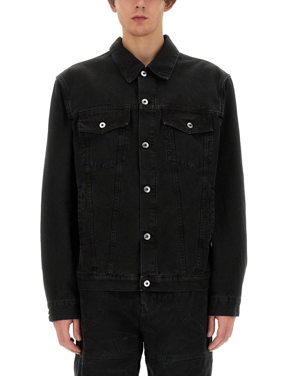 OFF-WHITE GIACCA CAMICIA IN DENIM