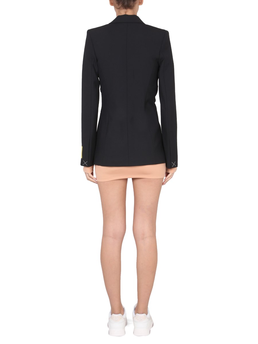 OFF-WHITE GIACCA DRY WO IN MISTO LANA