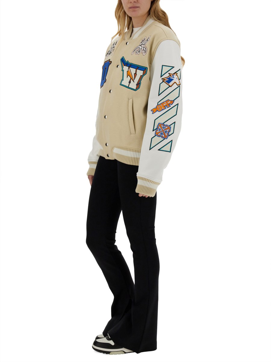 OFF-WHITE GIACCA VARSITY
