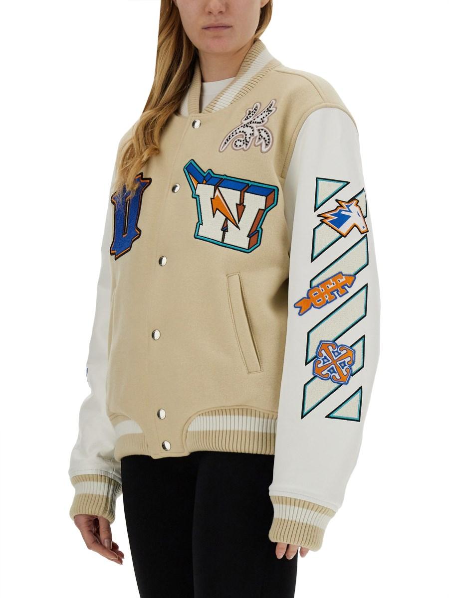OFF-WHITE GIACCA VARSITY