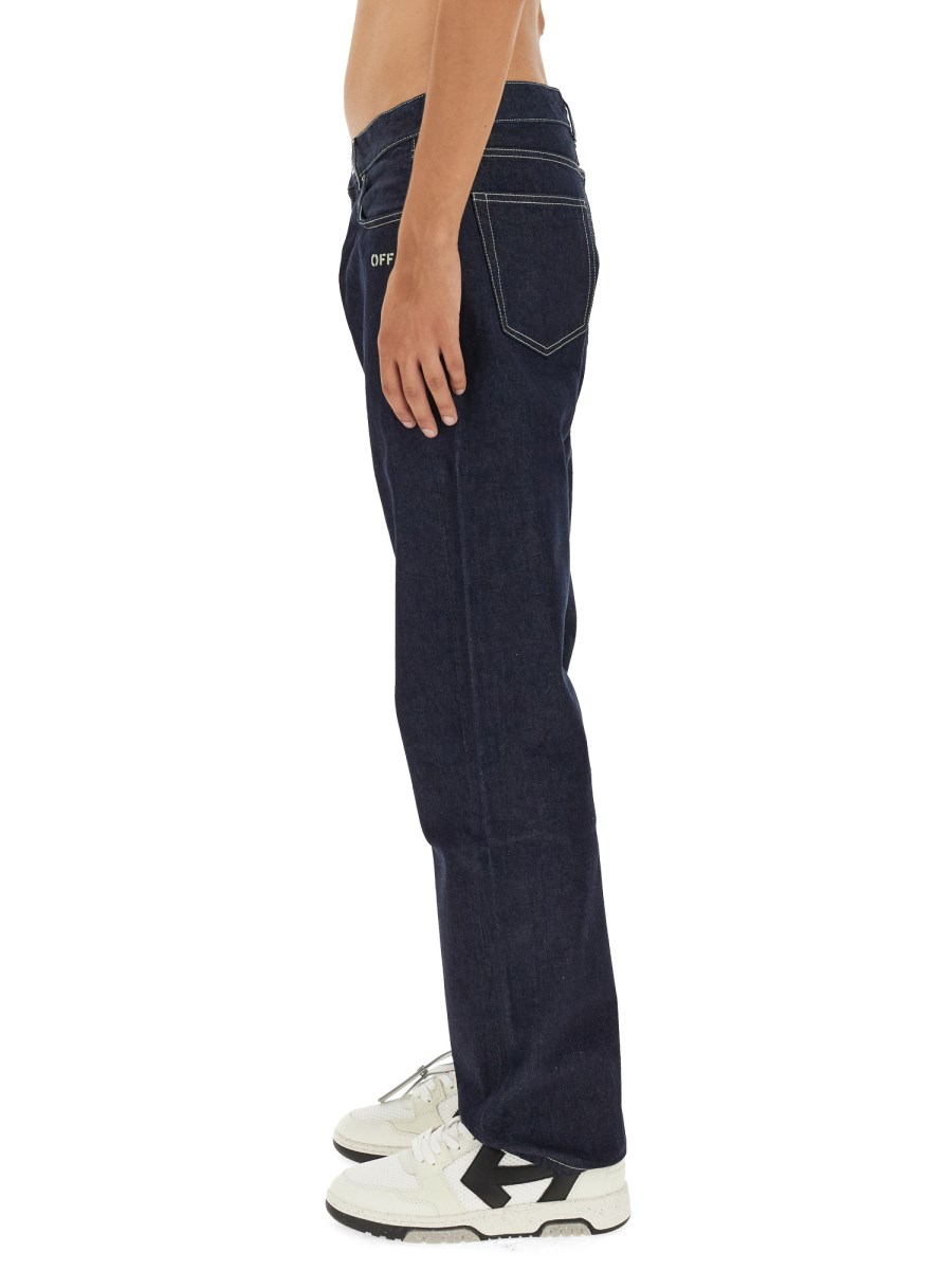 OFF-WHITE JEANS SKATE IN DENIM DI COTONE