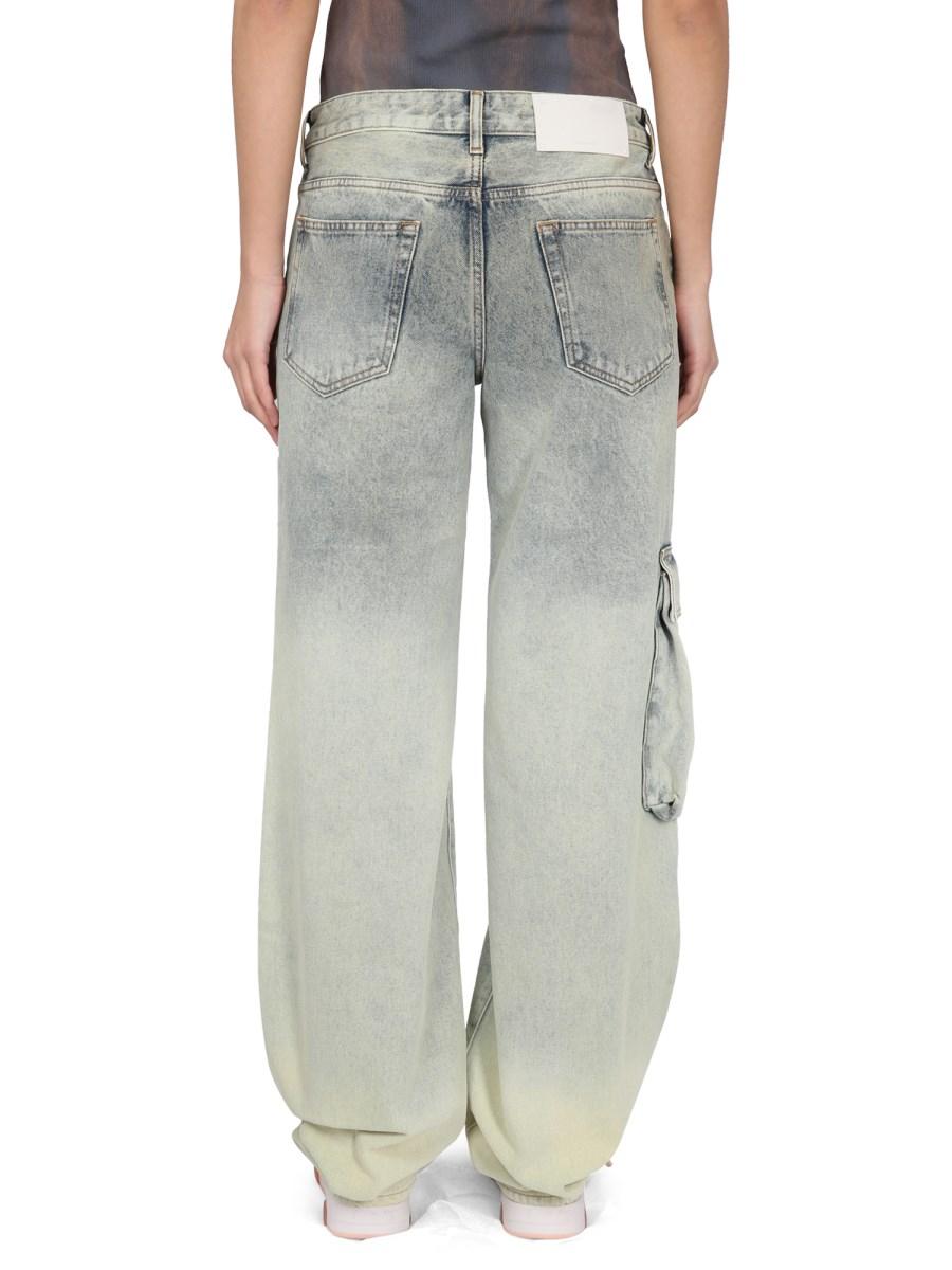 OFF-WHITE JEANS TOYBOX IN DENIM DI COTONE