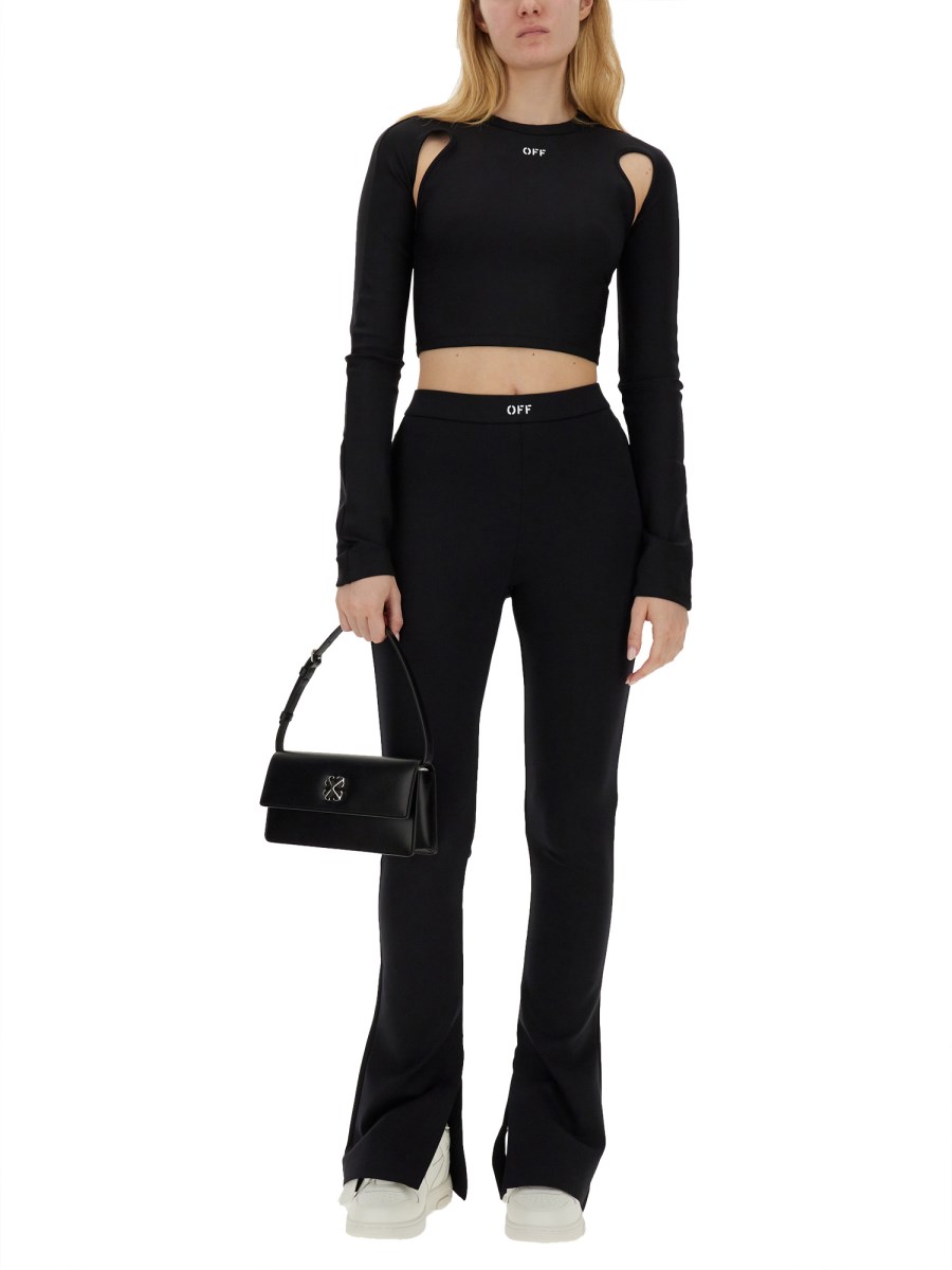 OFF-WHITE LEGGINGS CON LOGO