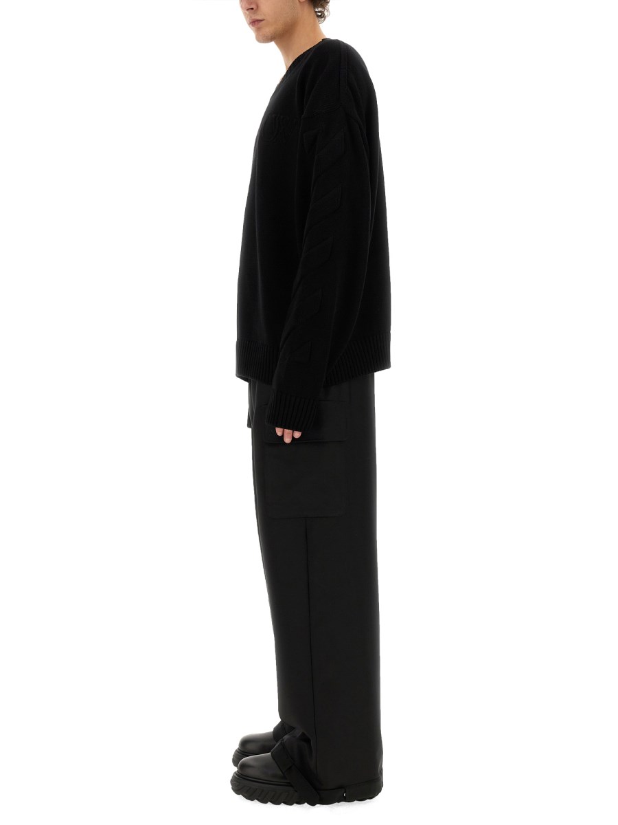 OFF-WHITE MAGLIA OVERSIZE