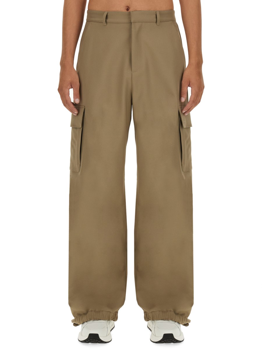 OFF-WHITE PANTALONE CARGO CON LOGO