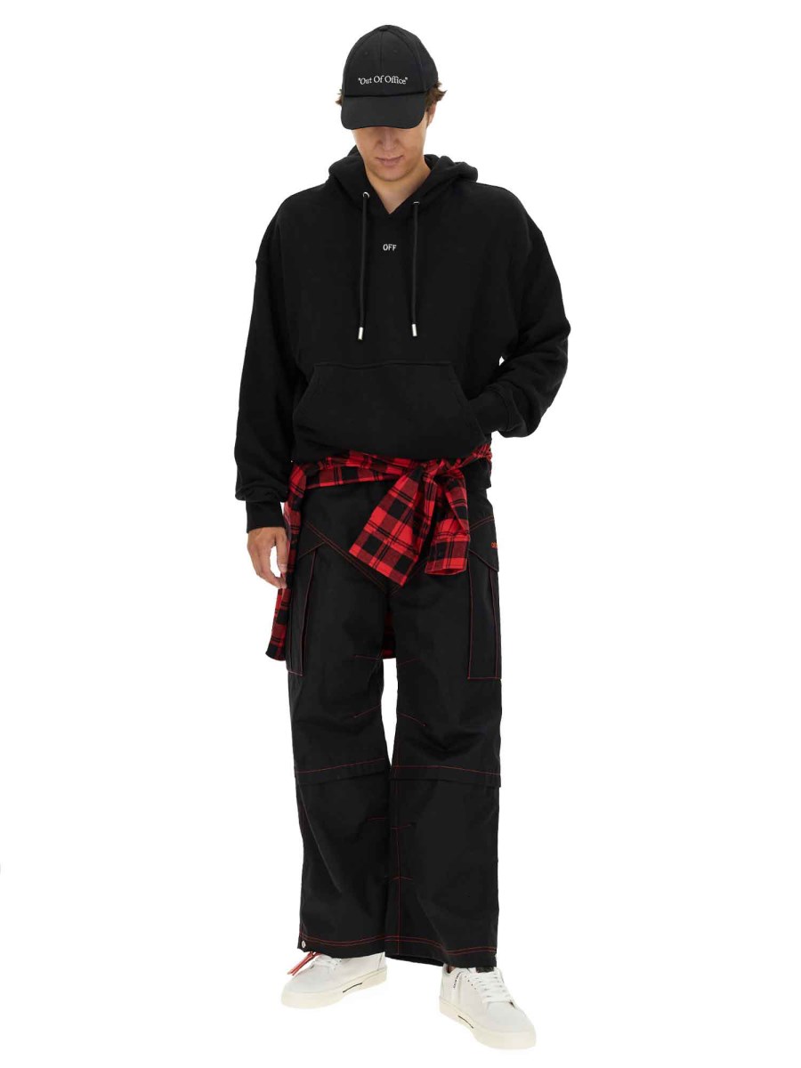 OFF-WHITE PANTALONE CARGO IN COTONE
