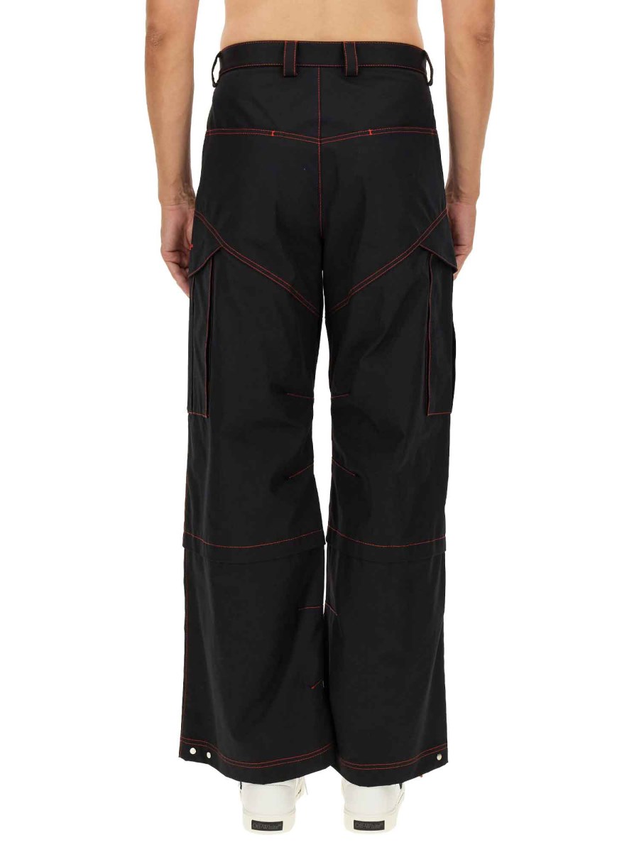OFF-WHITE PANTALONE CARGO IN COTONE