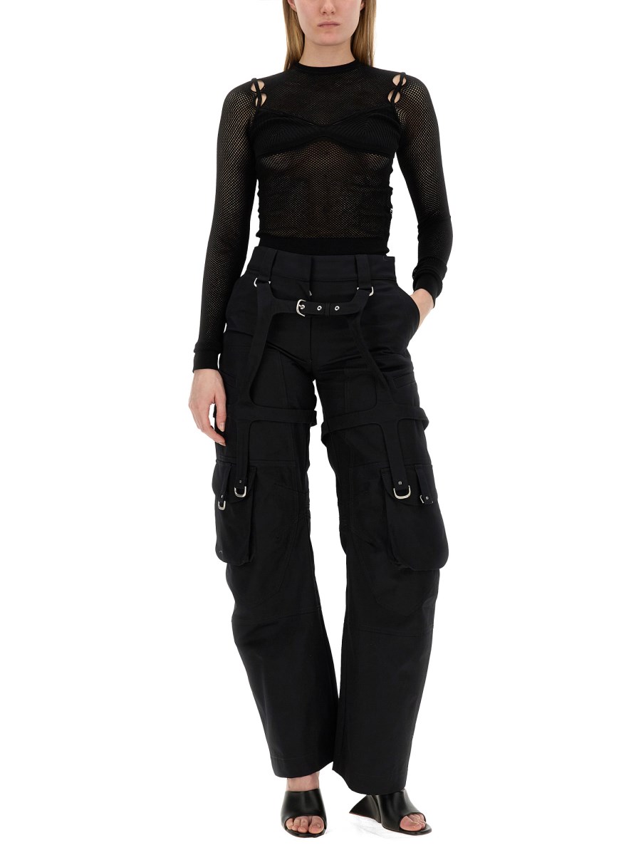 OFF-WHITE PANTALONE CARGO IN COTONE