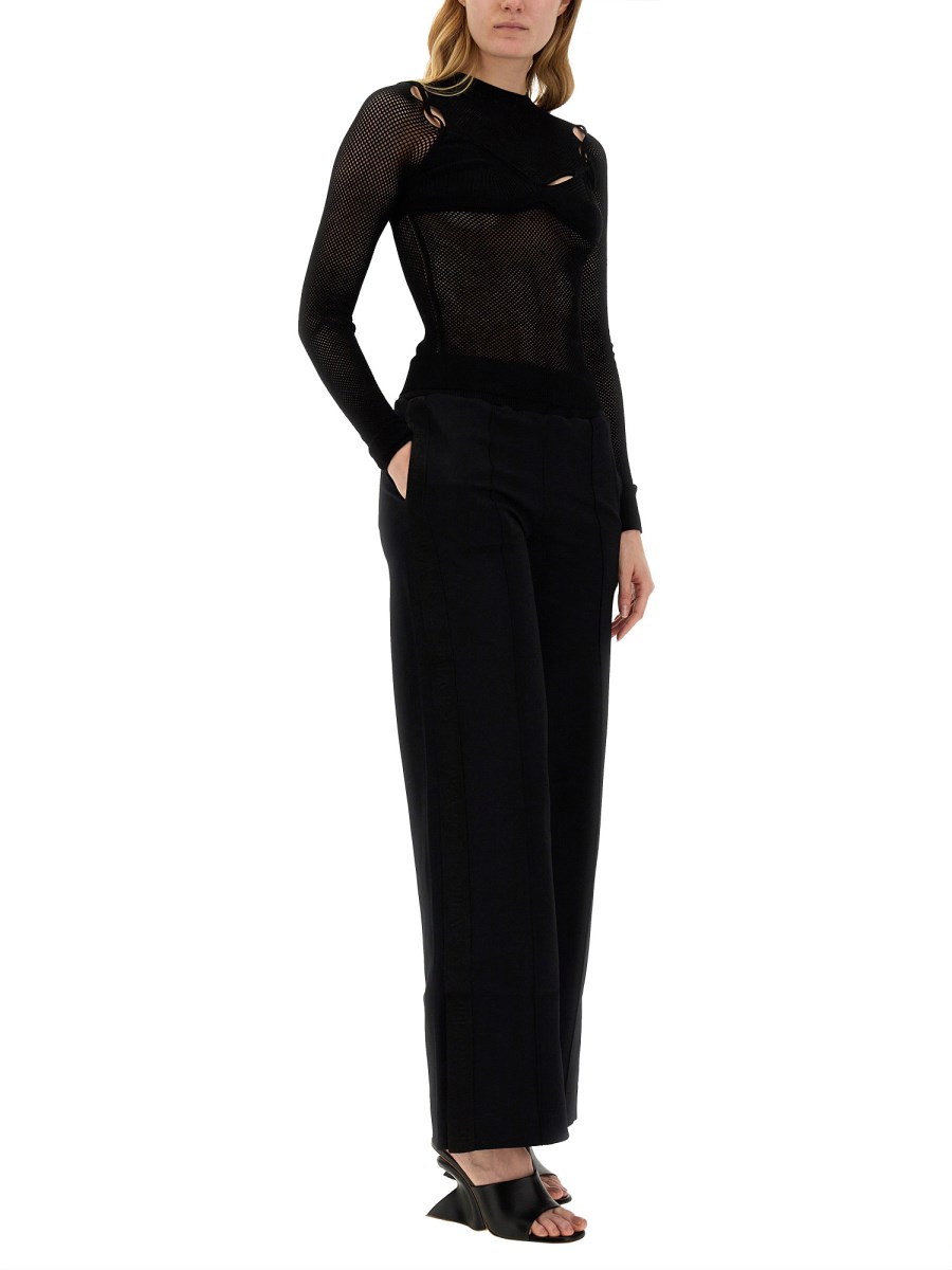 OFF-WHITE PANTALONE WIDE LEG