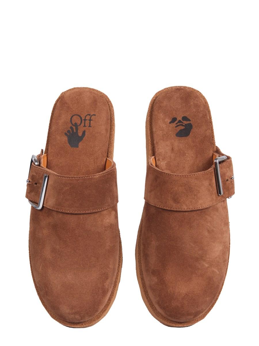 OFF-WHITE SLIPPER COMFORT IN SUEDE