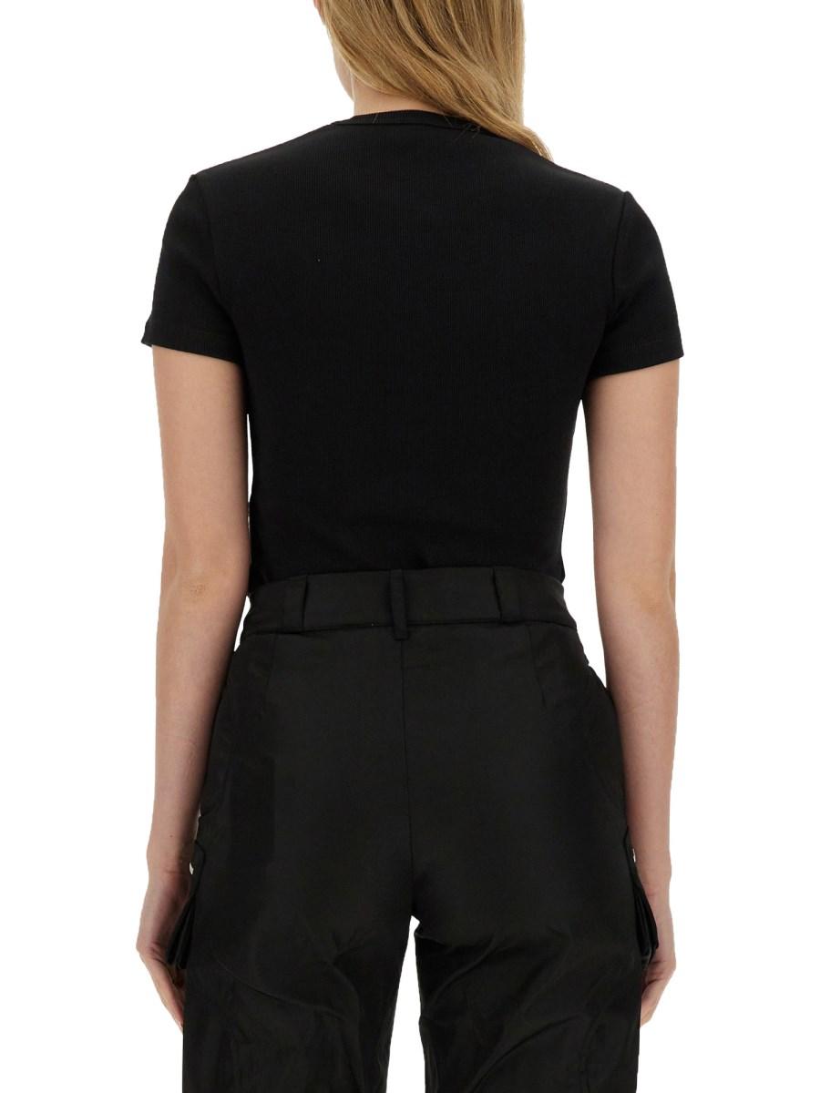 OFF-WHITE T-SHIRT BASIC A COSTE CON LOGO OFF