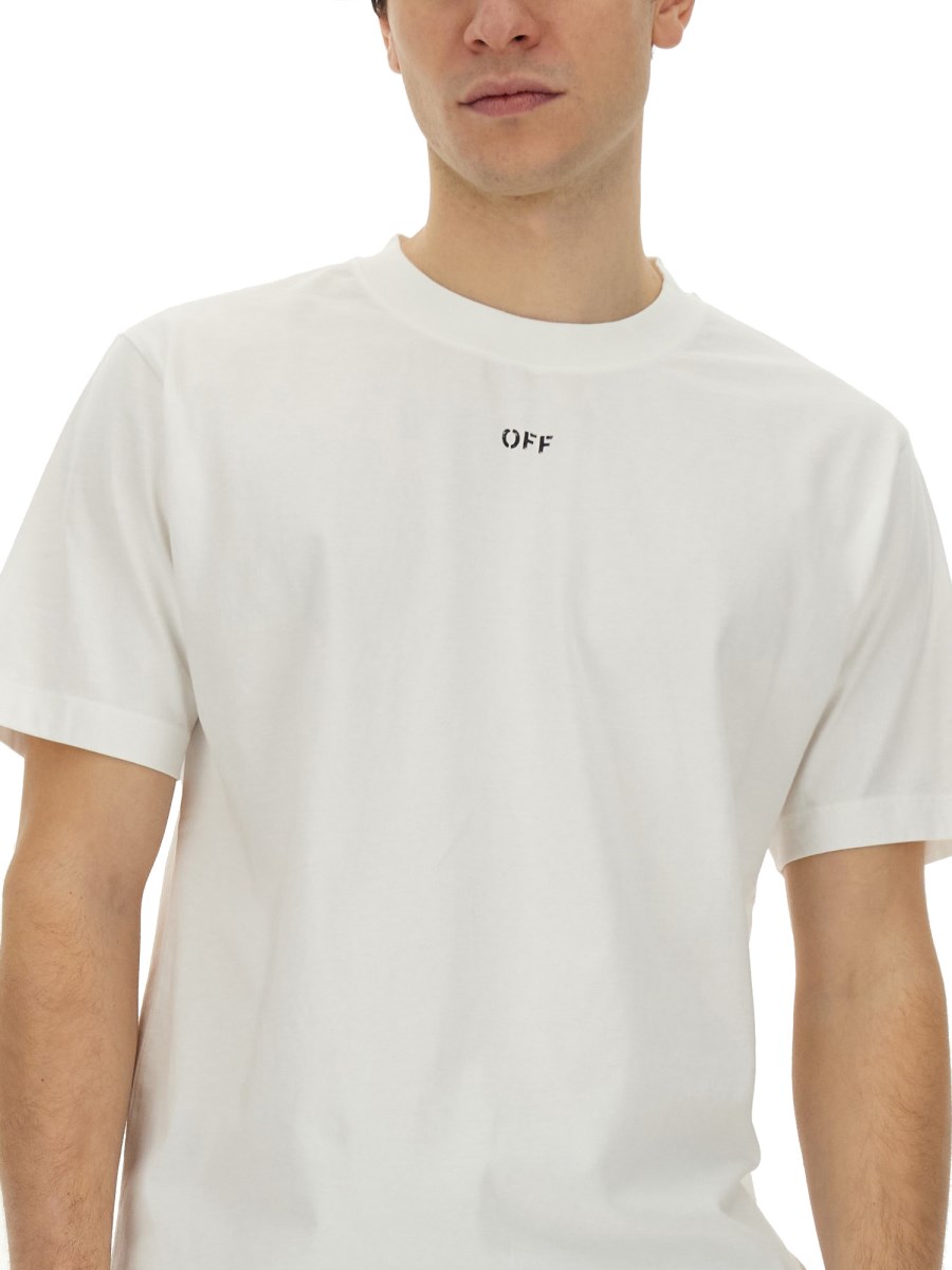 OFF-WHITE T-SHIRT CON LOGO