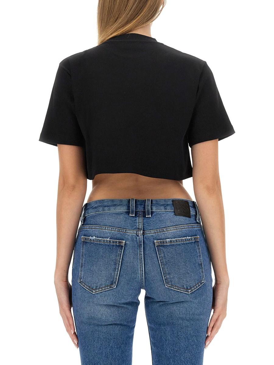 OFF-WHITE T-SHIRT CROPPED
