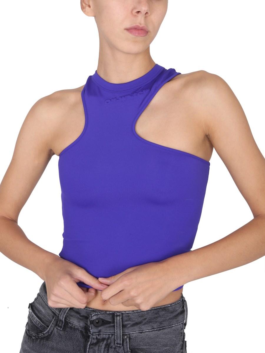 OFF-WHITE TOP CON LOGO GOFFRATO