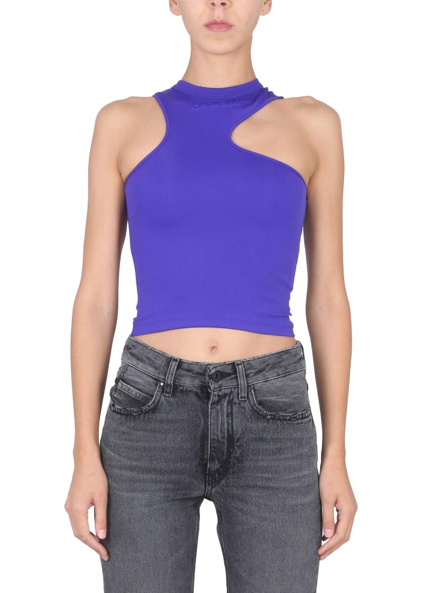 OFF-WHITE TOP CON LOGO GOFFRATO