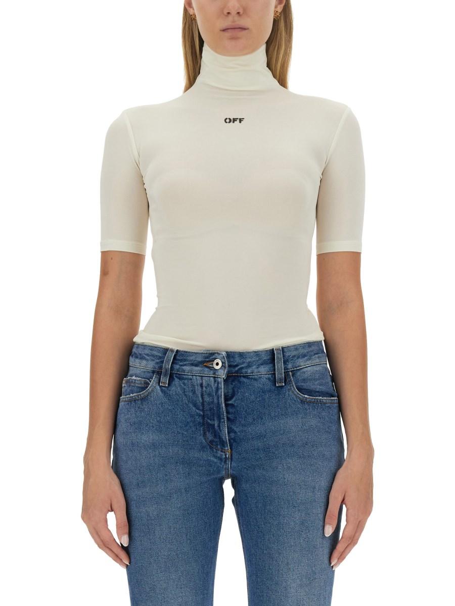 OFF-WHITE TOP CON LOGO