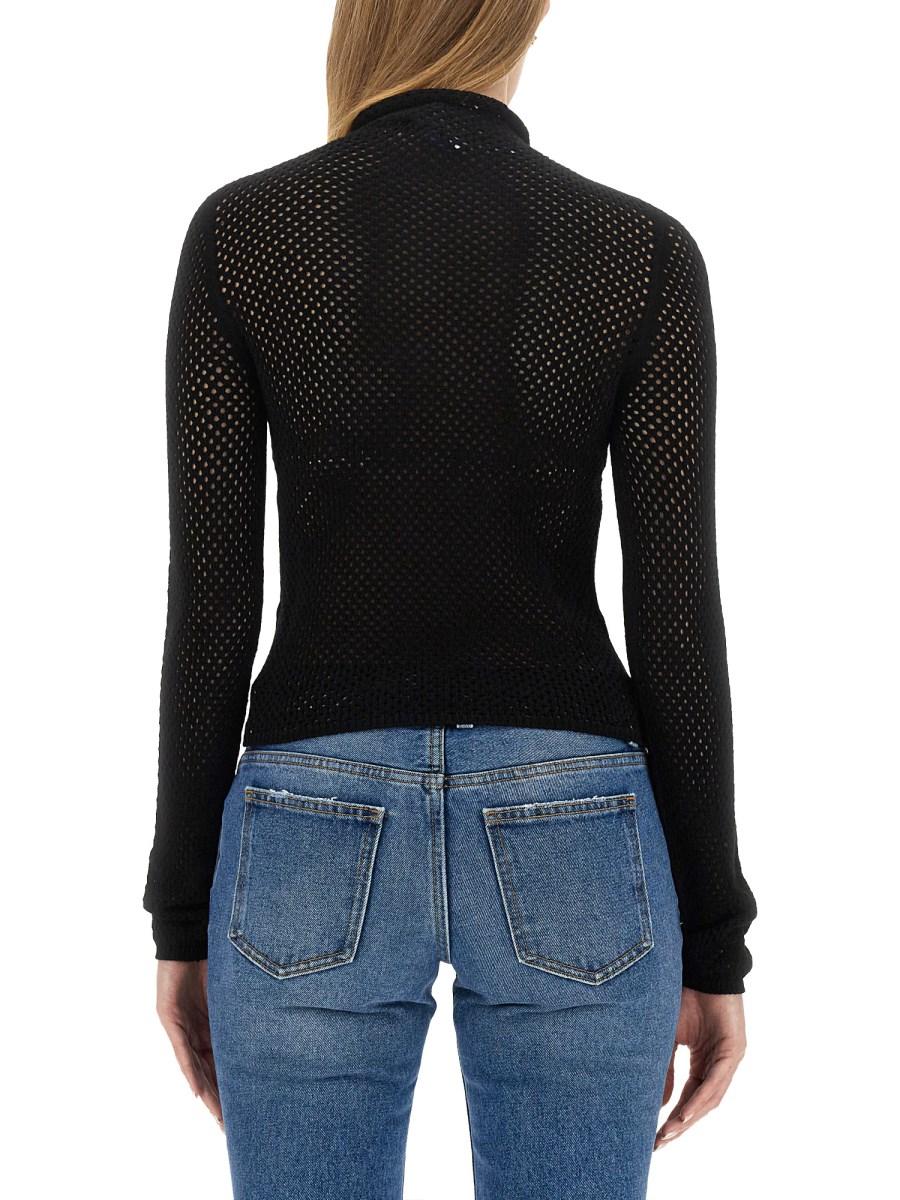 OFF-WHITE TOP IN MESH