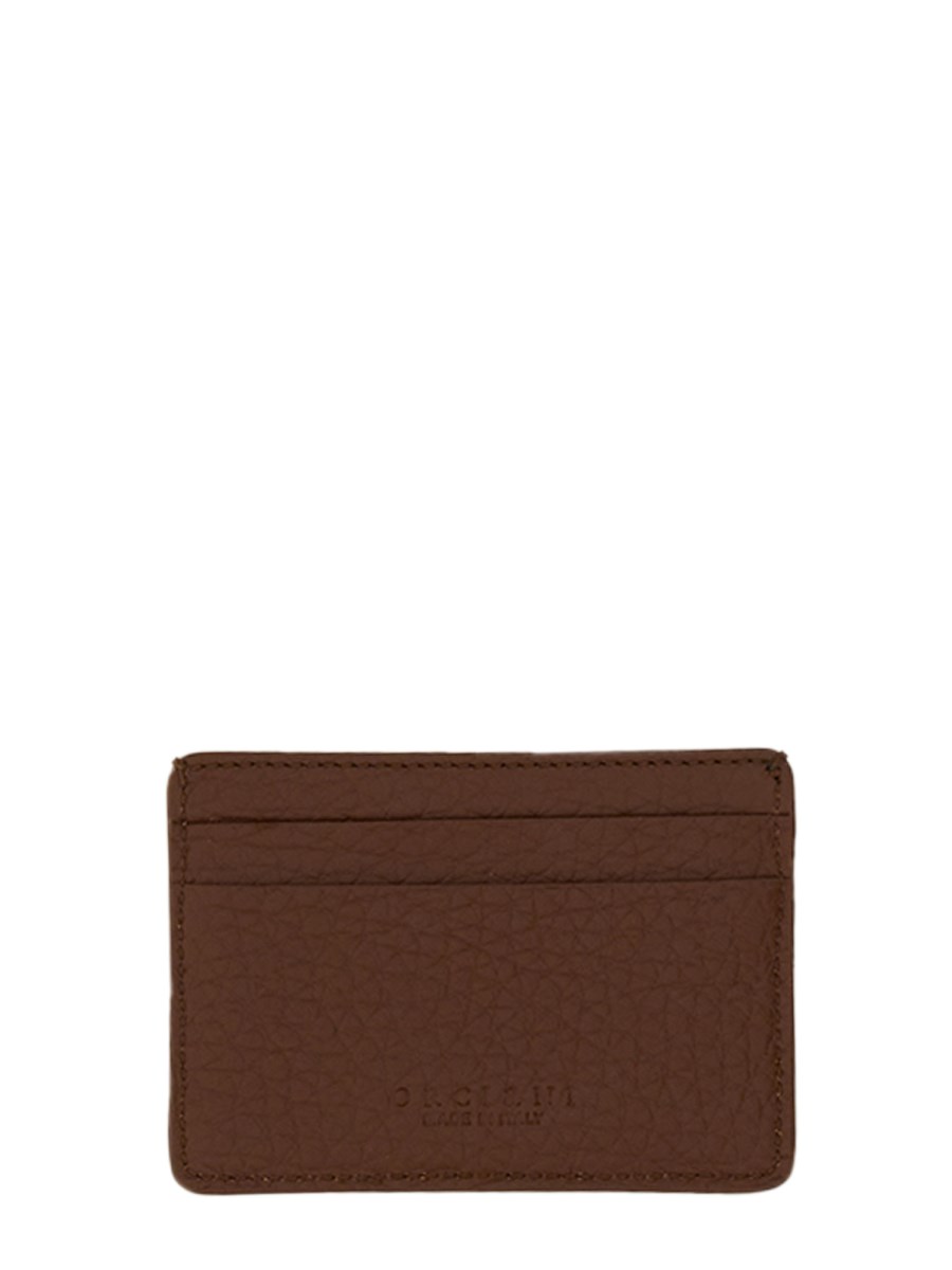 ORCIANI PORTACARTE SOFT IN PELLE MARTELLATA