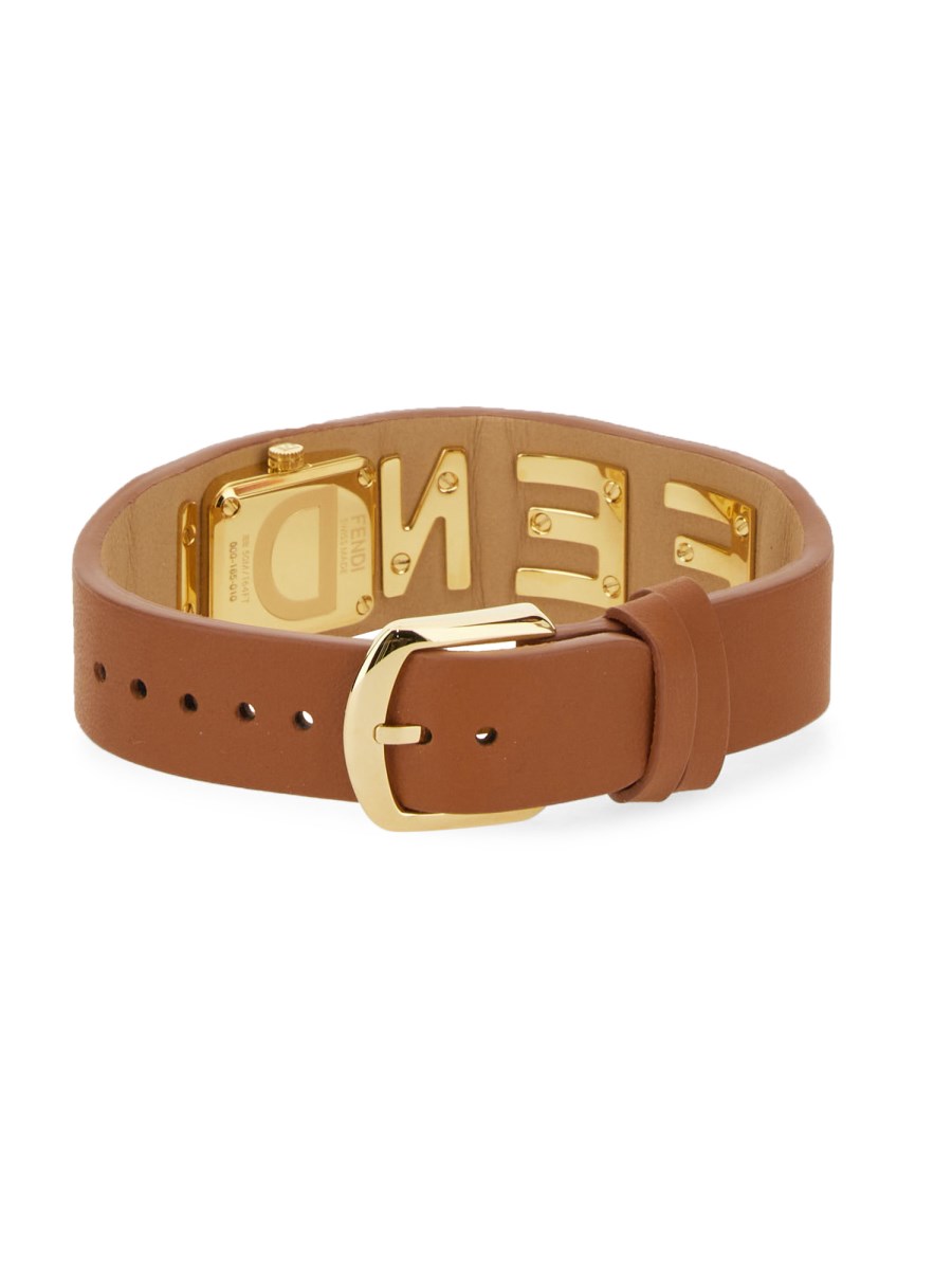 FENDI OROLOGIO FENDIGRAPHY A BRACCIALE CON LOGO LETTERING
