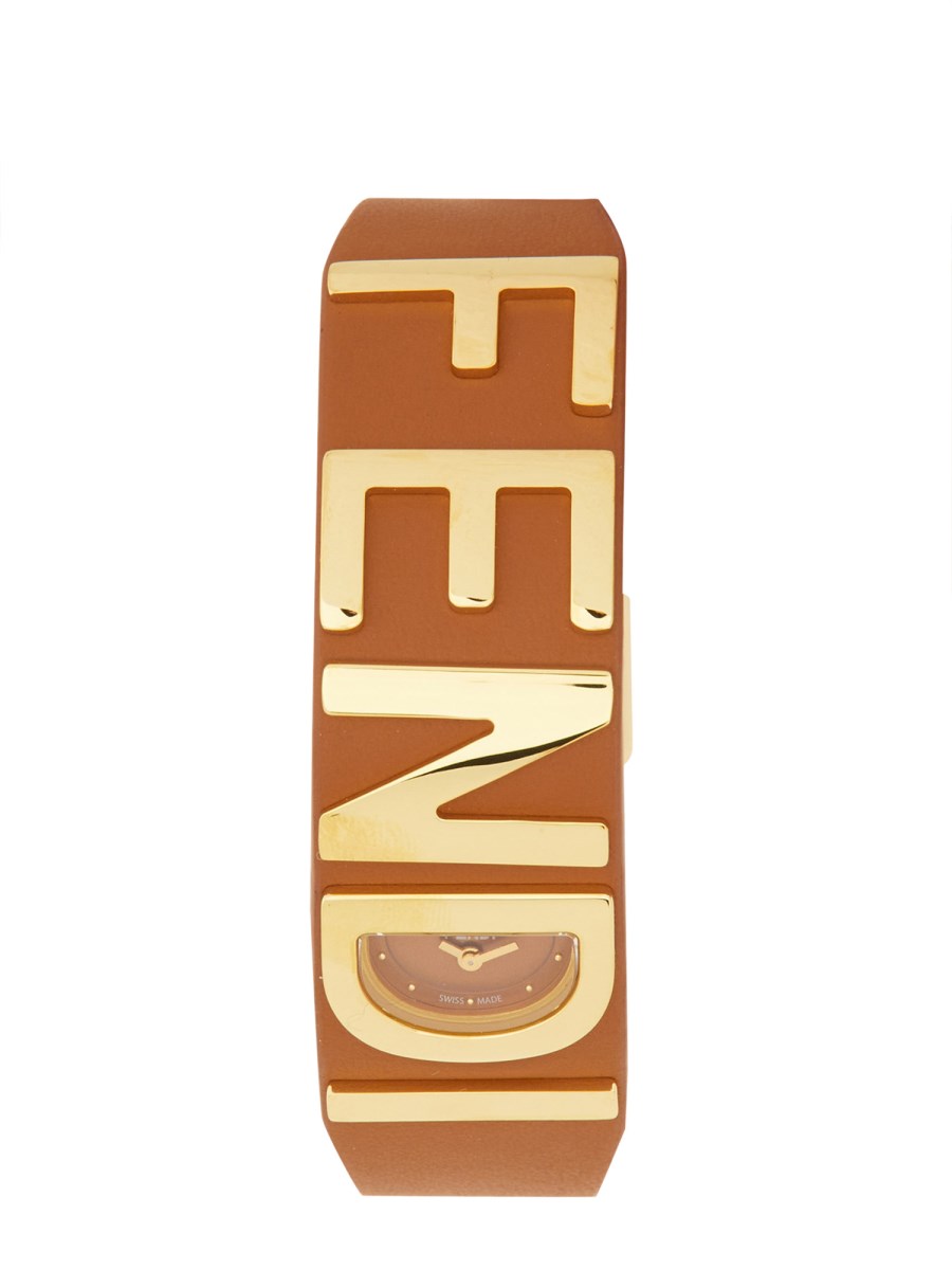 FENDI OROLOGIO FENDIGRAPHY A BRACCIALE CON LOGO LETTERING