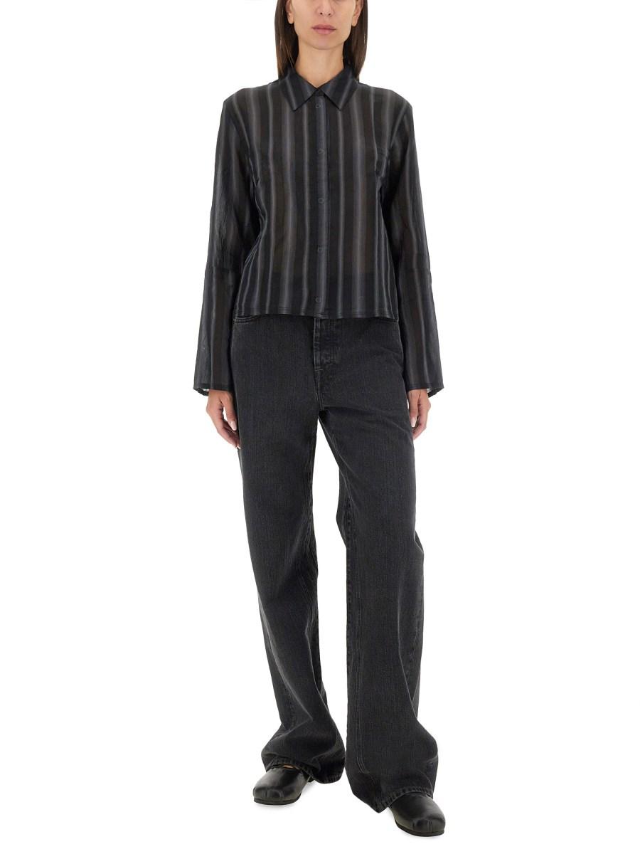 OUR LEGACY CAMICIA AUTO IN MISTO SETA