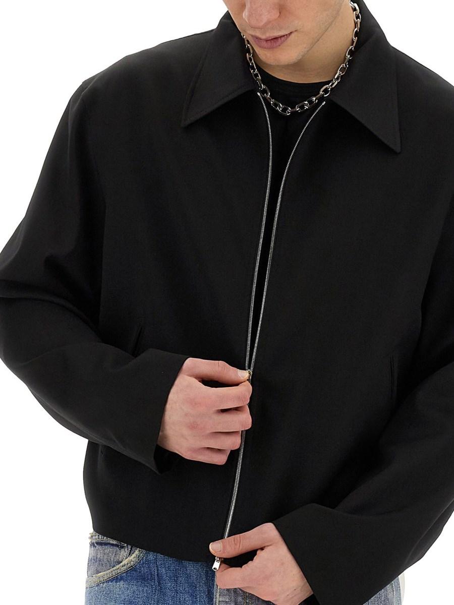 OUR LEGACY GIACCA IN LANA CON ZIP