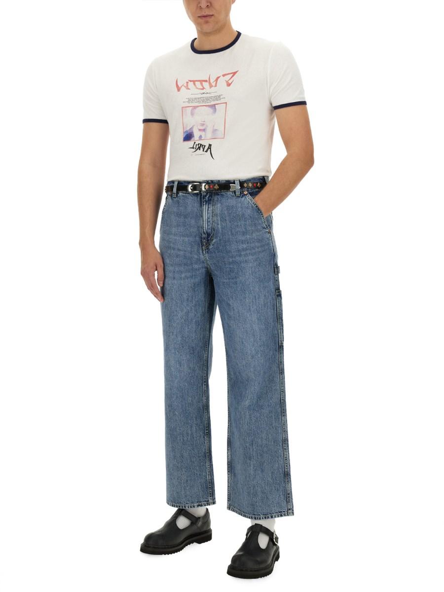 OUR LEGACY JEANS JOINER IN DENIM DI COTONE