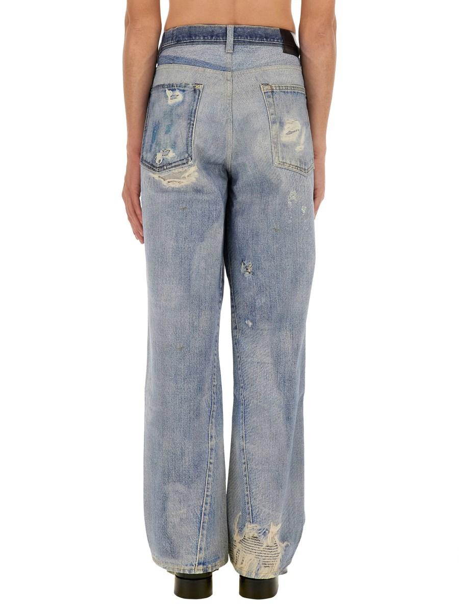 OUR LEGACY JEANS THIRD CUT IN DENIM DI COTONE
