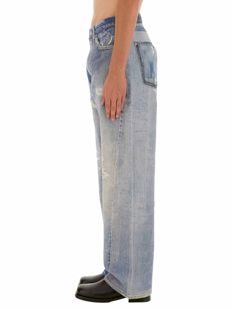 OUR LEGACY JEANS THIRD CUT IN DENIM DI COTONE