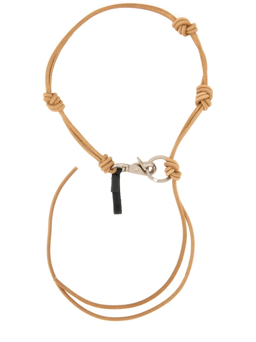 OUR LEGACY PORTACHIAVE IN PELLE