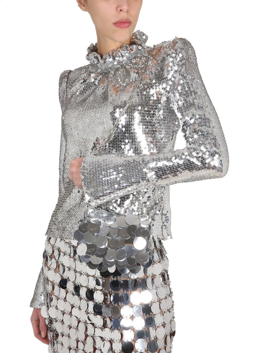 PACO RABANNE TOP CON PAILLETTES