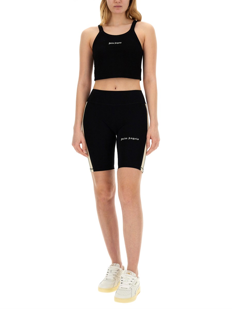 PALM ANGELS BERMUDA CON LOGO