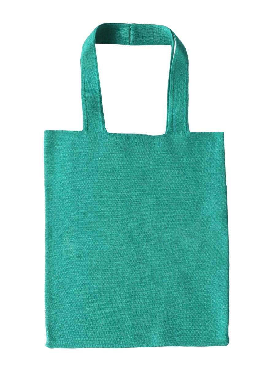 PALM ANGELS BORSA SHOPPER IN MAGLIA CON LOGO